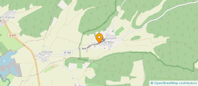 localisation de l'entreprise MADAME SOLENE PETITJEAN  CHAUMONT-LE-BOIS