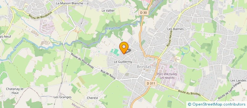 localisation de l'entreprise MADAME SOLENE PIGNET  BRINDAS