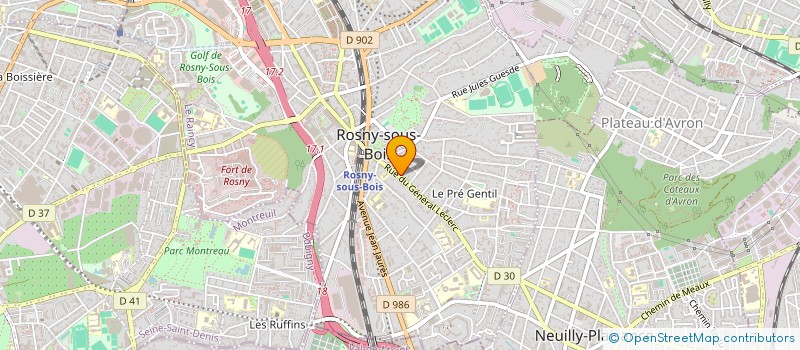 localisation de l'entreprise MADAME SOLENE PIRON à ROSNY-SOUS-BOIS