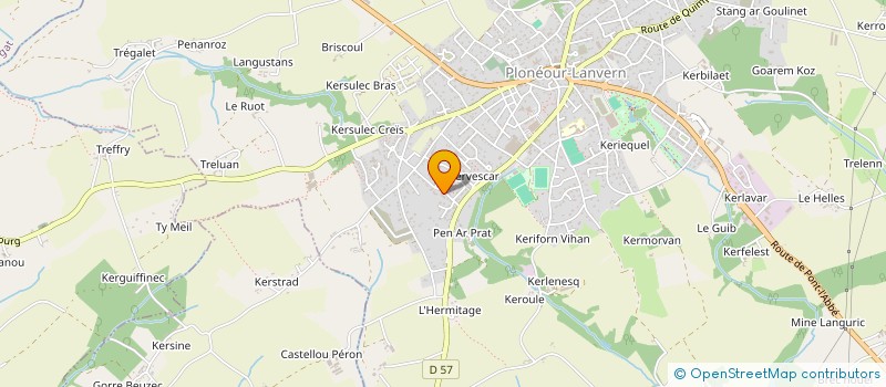 localisation de l'entreprise MADAME SOLENE POCHIC  PLONEOUR-LANVERN