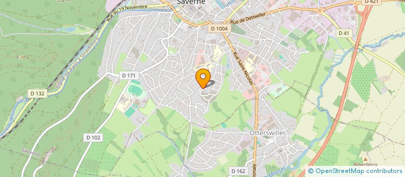 localisation de l'entreprise MADAME SOLENE POIRAT  SAVERNE