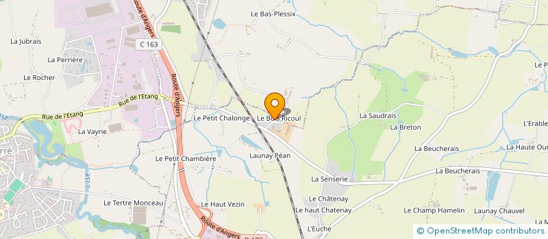 localisation de l'entreprise MADAME SOLENE PORCHERON  PONT-PEAN