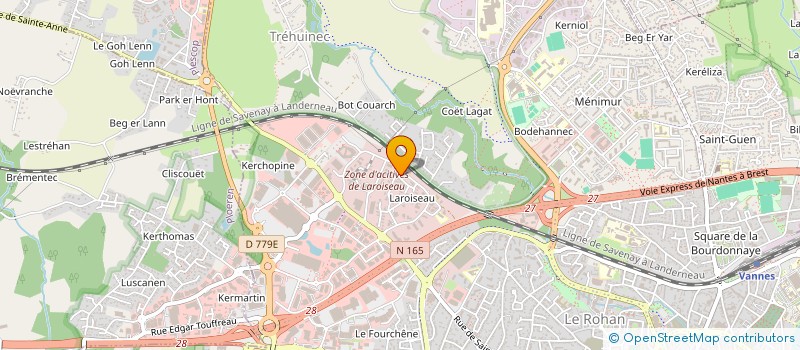 localisation de l'entreprise MADAME SOLENE PROST à VANNES