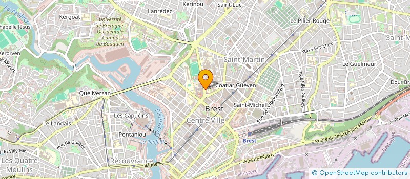 localisation de l'entreprise MADAME SOLENE QUERELLOU à BREST