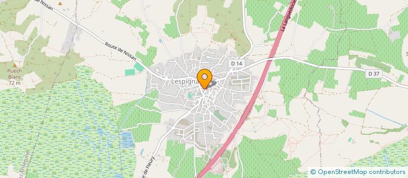 localisation de l'entreprise MADAME SOLENE QUESNEL  LESPIGNAN