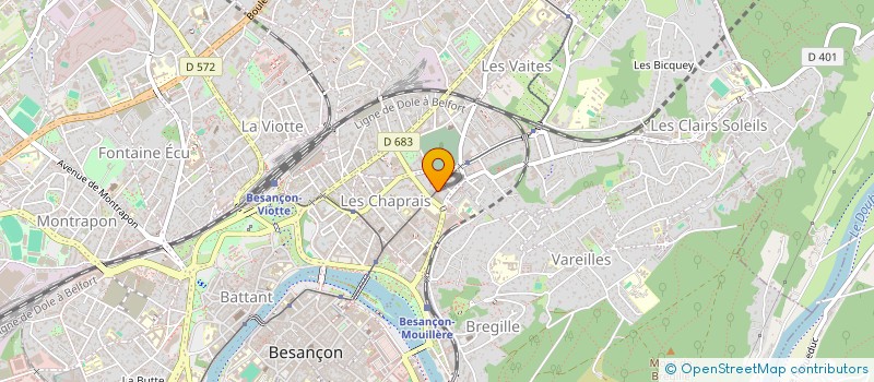 localisation de l'entreprise MADAME SOLENE RAHON à BESANCON