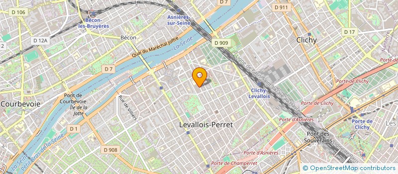 localisation de l'entreprise MADAME SOLENE RIMBAULT  LEVALLOIS-PERRET