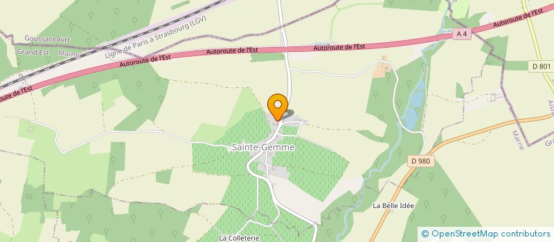 localisation de l'entreprise MADAME SOLENE ROBLOT  SAINTE-GEMME