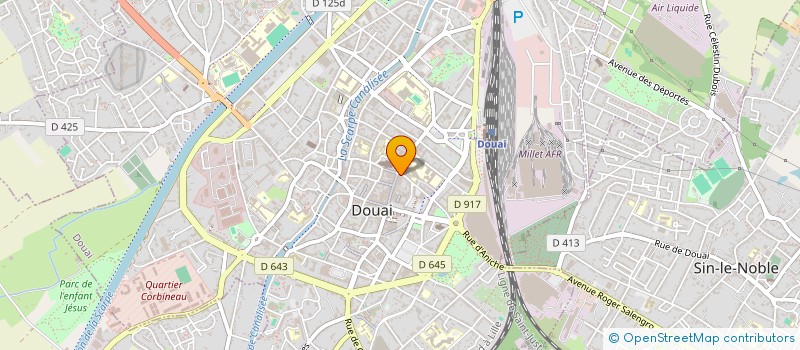 localisation de l'entreprise MADAME SOLENE ROCH à DOUAI