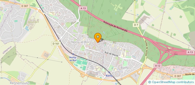 localisation de l'entreprise MADAME SOLENE RODRIGUEZ  NOISY-LE-ROI