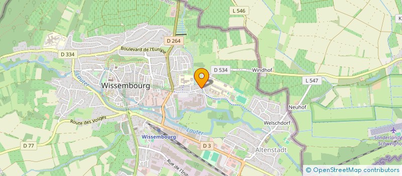 localisation de l'entreprise MADAME SOLENE ROTH  WISSEMBOURG