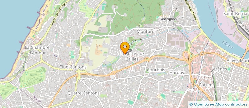 localisation de l'entreprise MADAME SOLENE ROUGERIE  ANGLET