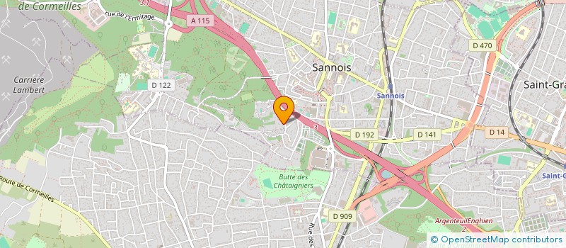 localisation de l'entreprise MADAME SOLENE ROUX  SANNOIS