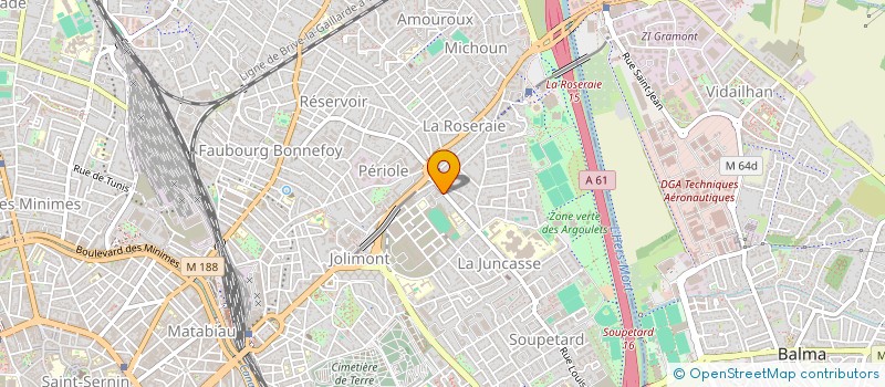 localisation de l'entreprise MADAME SOLENE SANDRE à TOULOUSE