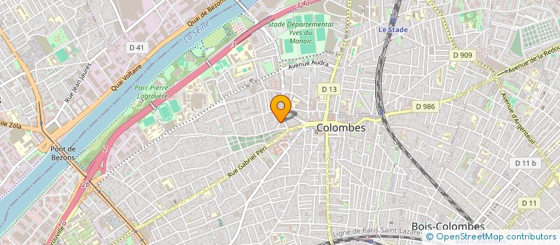 localisation de l'entreprise MADAME SOLENE SANDRETTI à COLOMBES