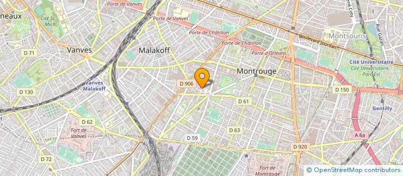 localisation de l'entreprise MADAME SOLENE SOULIE  MONTROUGE