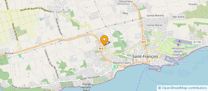 localisation de l'entreprise MADAME SOLENE SULLETIS à SAINT-FRANCOIS