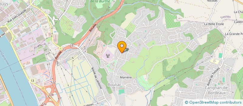 localisation de l'entreprise MADAME SOLENE TAILLE  BOULIAC