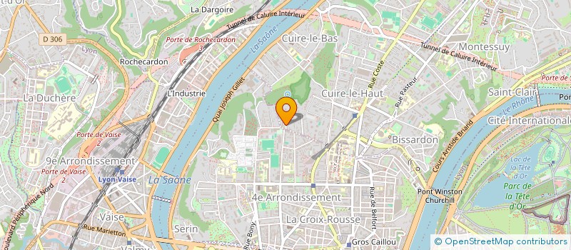 localisation de l'entreprise MADAME SOLENE TERRASSE  CALUIRE-ET-CUIRE