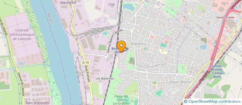 localisation de l'entreprise MADAME SOLENE THAUMIAUX  BASSENS