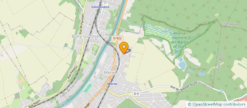 localisation de l'entreprise MADAME SOLENE THEBAULT  MERIEL