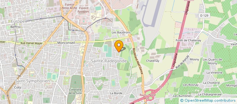 localisation de l'entreprise MADAME SOLENE THIBAUD  TOURS