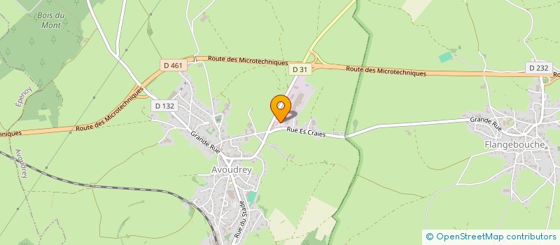 localisation de l'entreprise MADAME SOLENE THIEBAUD  ROSIERES-SUR-BARBECHE