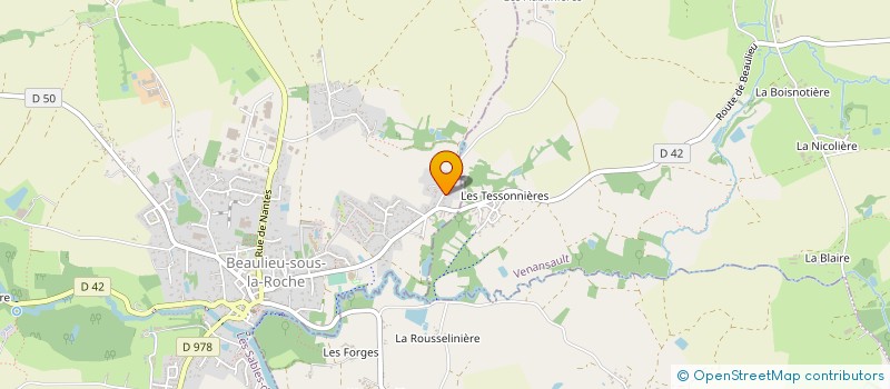 localisation de l'entreprise MADAME SOLENE TURPEAU à BEAULIEU-SOUS-LA-ROCHE