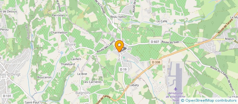 localisation de l'entreprise MADAME SOLENE VAILLANT DE GUELIS  FRONTENAS