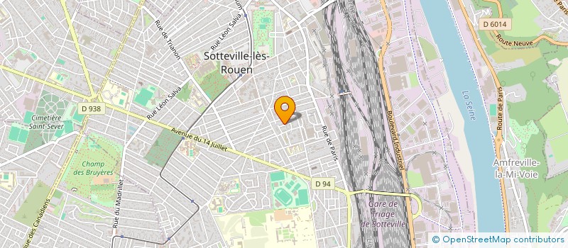 localisation de l'entreprise MADAME SOLENE VERGER  SOTTEVILLE-LES-ROUEN