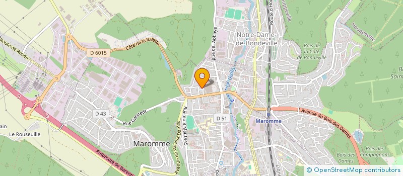 localisation de l'entreprise MADAME SOLENE VINCENT  MAROMME