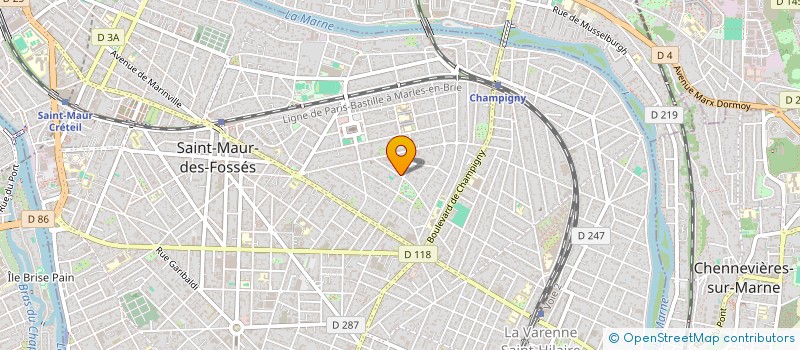 localisation de l'entreprise MADAME SOLENE VOCI à SAINT-MAUR-DES-FOSSES