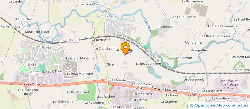 localisation de l'entreprise MADAME SOLENN BECEL  SERVON-SUR-VILAINE