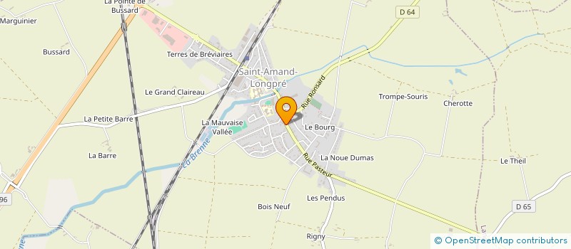 localisation de l'entreprise MADAME SOLENN BONGARD  SAINT AMAND LONGPRE