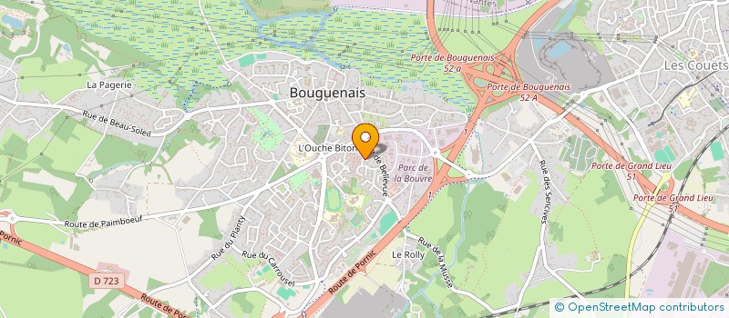 localisation de l'entreprise MADAME SOLENN BOUDINOT à BOUGUENAIS
