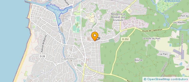 localisation de l'entreprise MADAME SOLENN CHENU  CAPBRETON