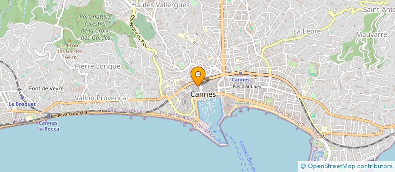 localisation de l'entreprise MADAME SOLENN COIGNOUX-ESTINGOY à CANNES
