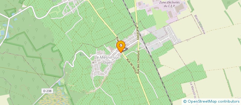 localisation de l'entreprise MADAME SOLENN CORNET  LE MESNIL-SUR-OGER