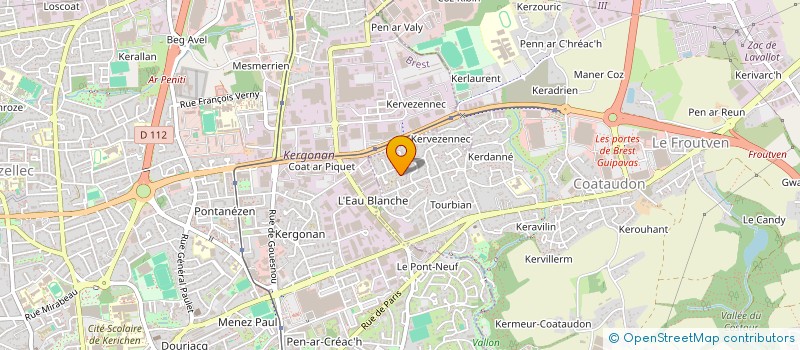 localisation de l'entreprise MADAME SOLENN EON  GUIPAVAS