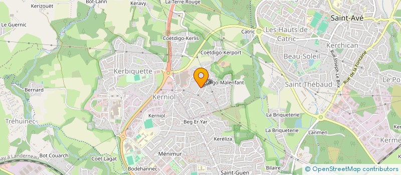 localisation de l'entreprise MADAME SOLENN EVEN  SAINT-AVE