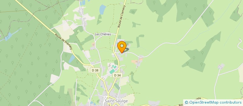 localisation de l'entreprise MADAME SOLENN FERREIRA CORREIA  ST SAULGE