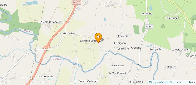 localisation de l'entreprise MADAME SOLENN FOURET  GUICHEN