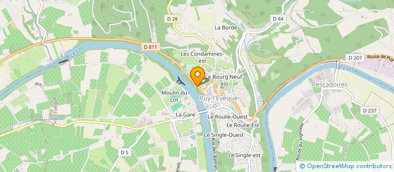 localisation de l'entreprise MADAME SOLENN GAULIER  PUY-L'EVEQUE