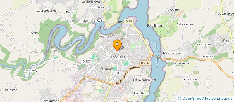 localisation de l'entreprise MADAME SOLENN GLAZ  TREGUIER