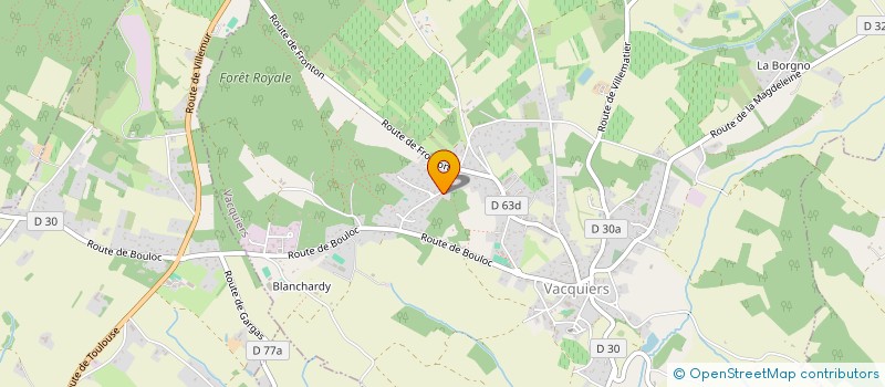 localisation de l'entreprise MADAME SOLENN GLEMAREC  VILLENEUVE-LES-BOULOC