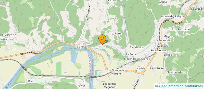 localisation de l'entreprise MADAME SOLENN GONCALVES  BEYNAC-ET-CAZENAC