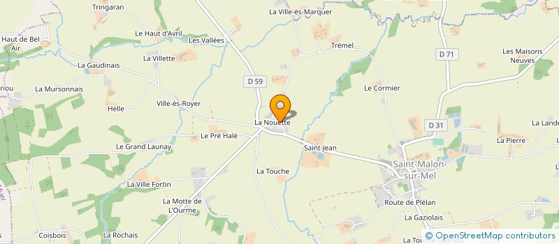 localisation de l'entreprise MADAME SOLENN HEINRICH  SAINT-MALON-SUR-MEL