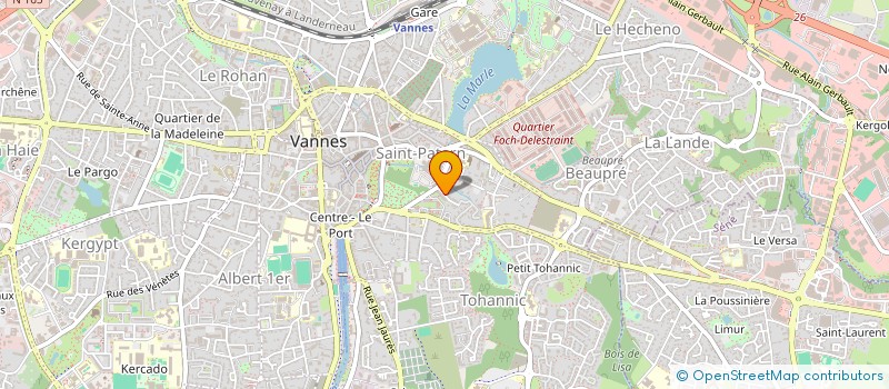 localisation de l'entreprise MADAME SOLENN HERSANT à VANNES