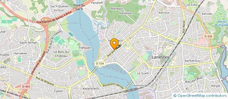 localisation de l'entreprise MADAME SOLENN JAMBOU  LANESTER