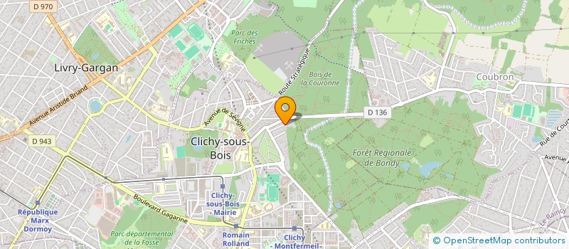 localisation de l'entreprise MADAME SOLENN LAPOTRE  CLICHY-SOUS-BOIS